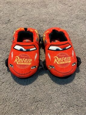 9/10c Disney Cars Lightening McQueen slippers